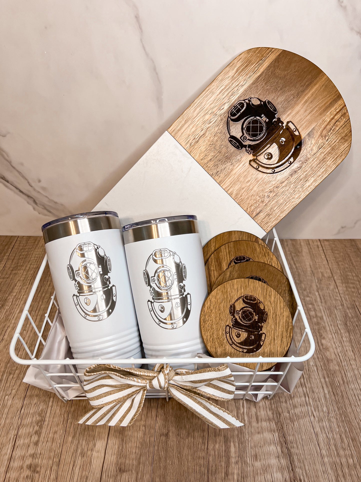 SPONGER HELMET GIFT BASKET