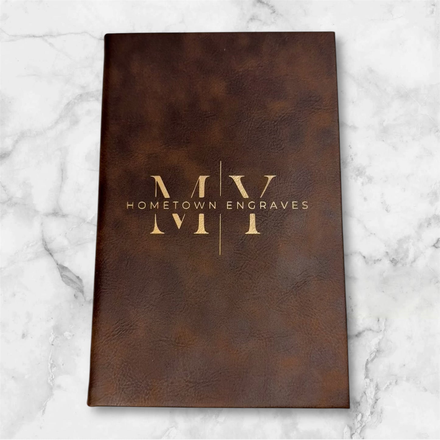LEATHERETTE JOURNAL WITH LINED NOTEPAD