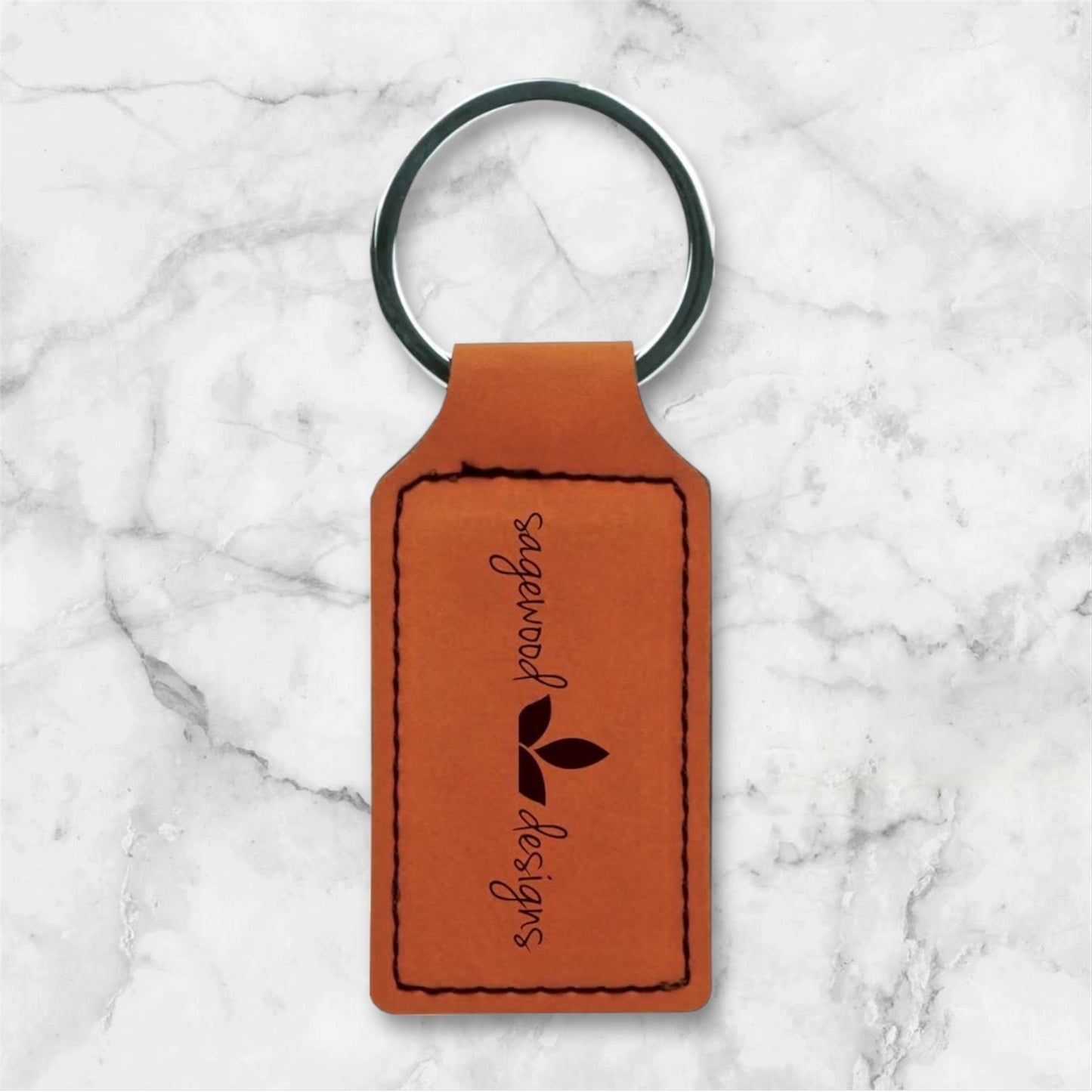 LEATHERETTE KEYCHAIN