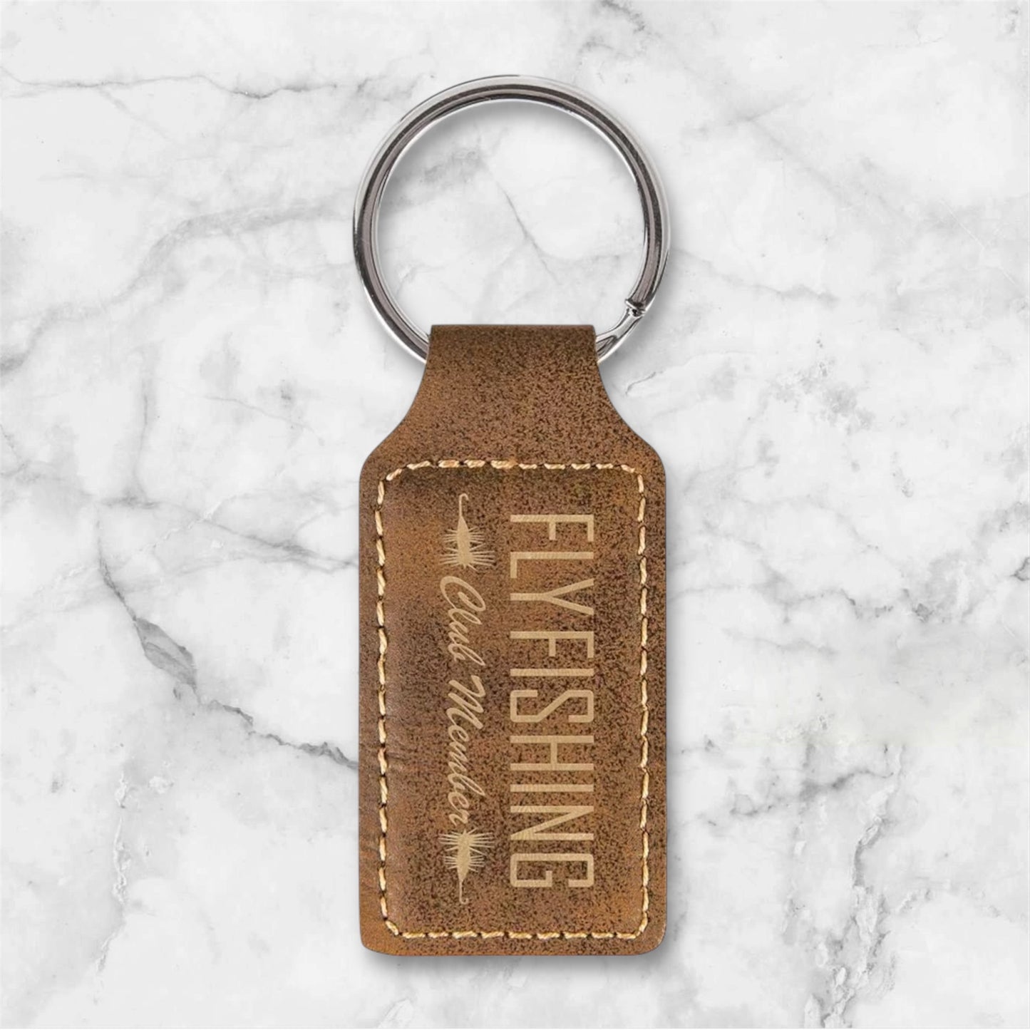 LEATHERETTE KEYCHAIN