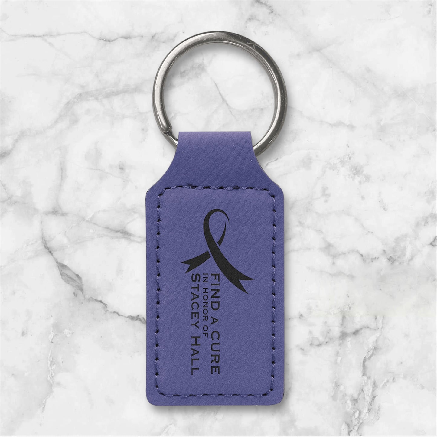 LEATHERETTE KEYCHAIN