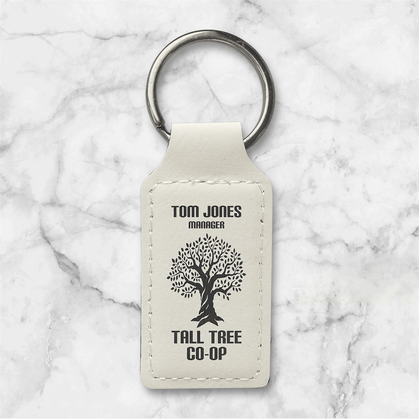 LEATHERETTE KEYCHAIN