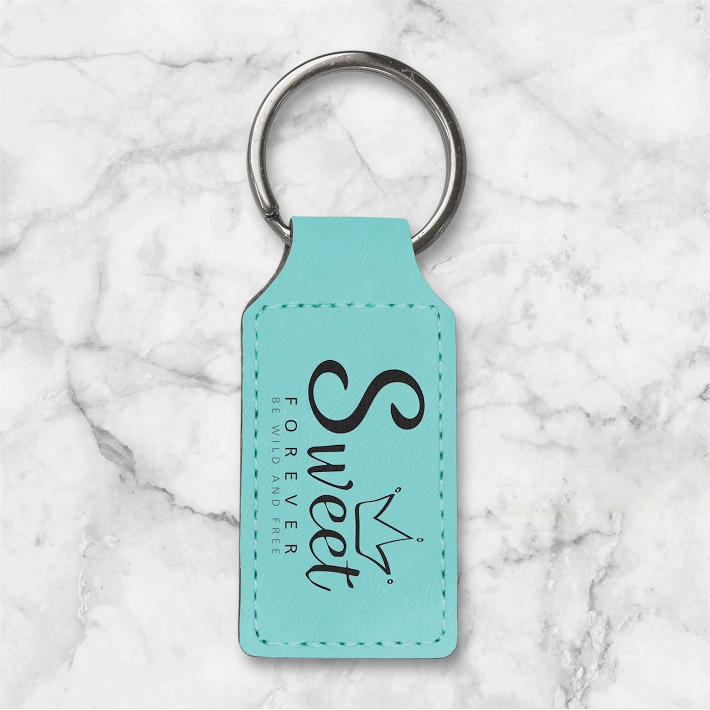 LEATHERETTE KEYCHAIN
