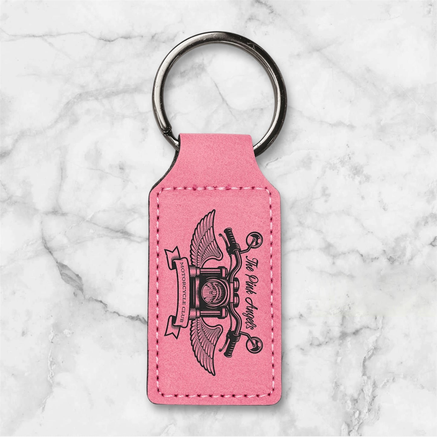 LEATHERETTE KEYCHAIN