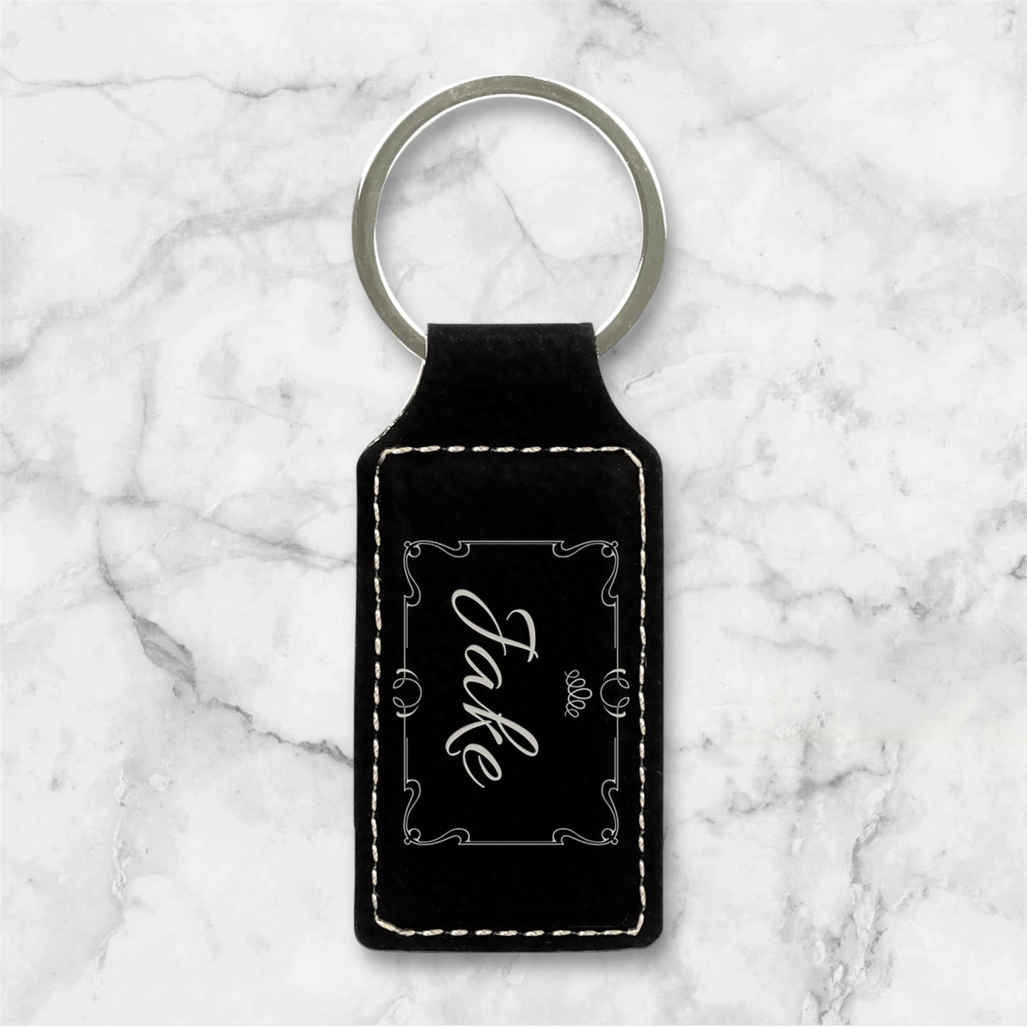 LEATHERETTE KEYCHAIN