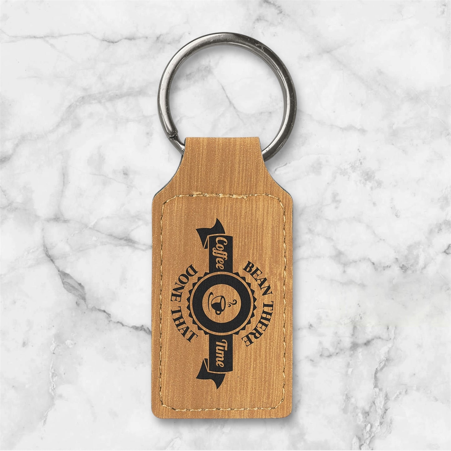 LEATHERETTE KEYCHAIN