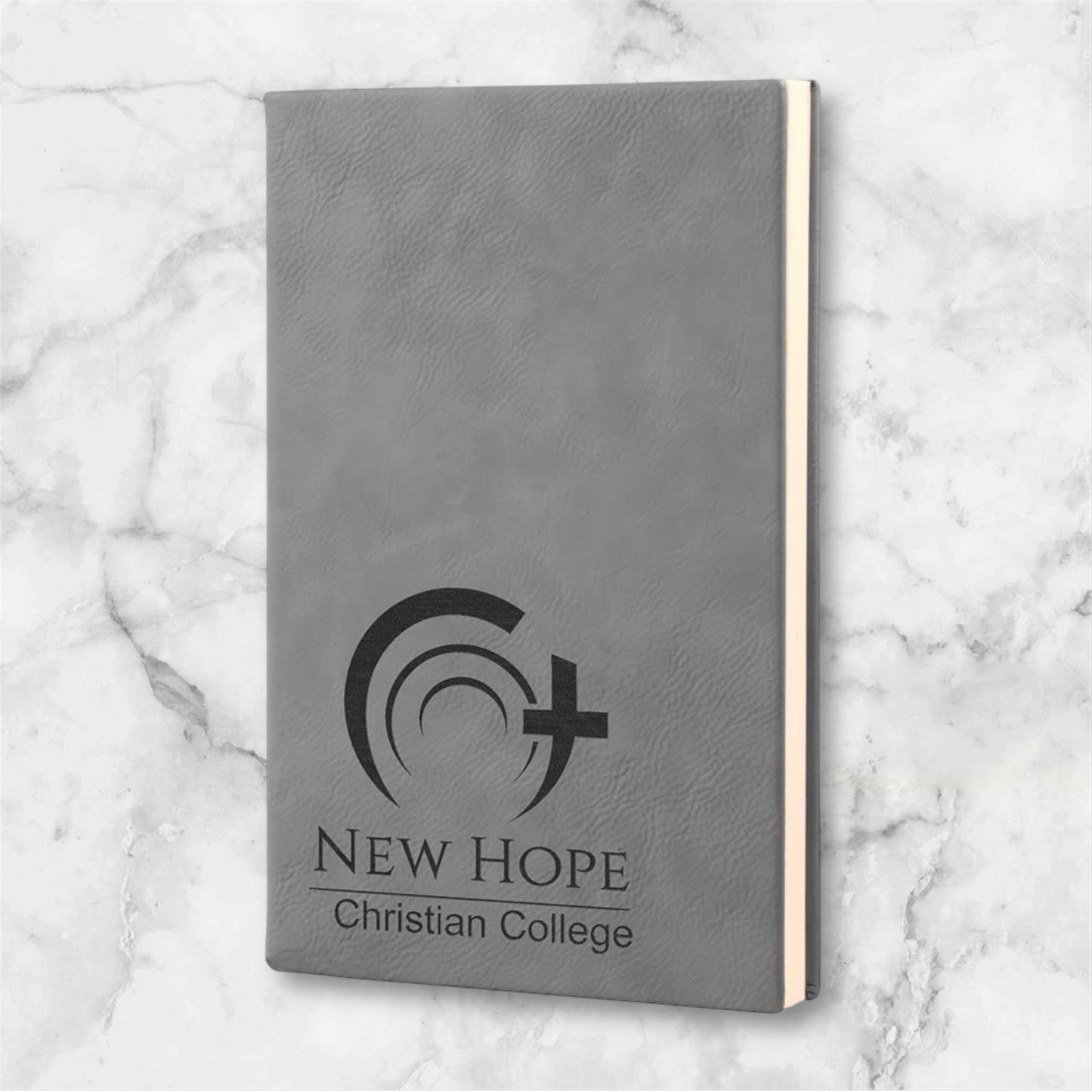 LEATHERETTE JOURNAL WITH LINED NOTEPAD