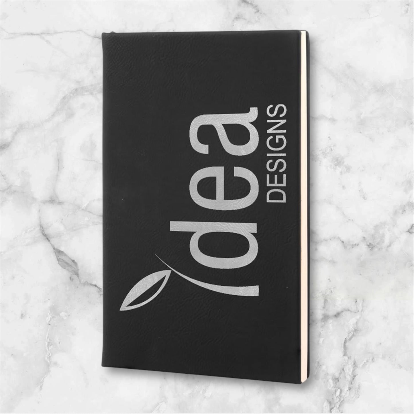 LEATHERETTE JOURNAL WITH LINED NOTEPAD